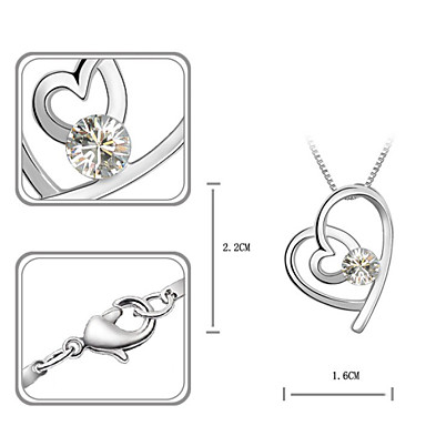 Роскошный Crystal Jewelry Set (в том числе ожерелье и серьги & браслет)