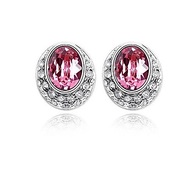 (1 пара) Мода (Круглый падения) покрыл Серьги (Роуз)