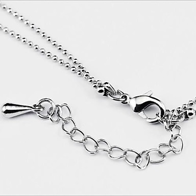 Мода Кристалл Огненный шар двойной Strand Ожерелье