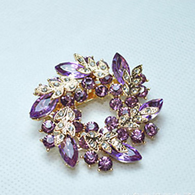 Аксессуары корсаж Кристалл Брошь Pin моды женской горный хрусталь