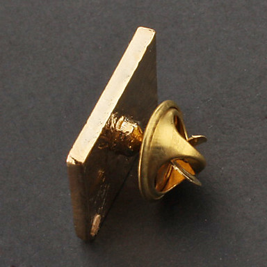 Мода 1.5cm мужской красный / черный сплав Броши (покер)