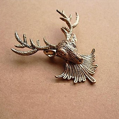 горячей продажи старинные лося сплава подарок для подруги брошь (1 шт)
