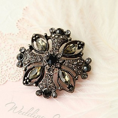 Новый урожай черный сплав подарок для подруги брошь (1 шт)