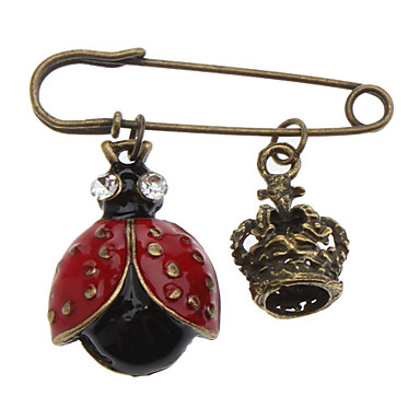 Малый etle And Crown Брошь