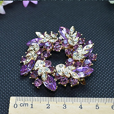 Аксессуары корсаж Кристалл Брошь Pin моды женской горный хрусталь
