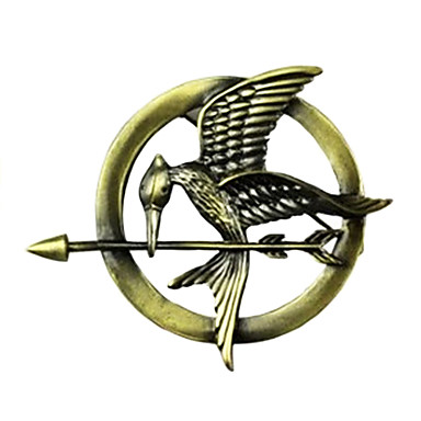 Vintage 3.7cm Для Женщин Многоцветный Сплав Брошь (бронза, золото) (1 шт)