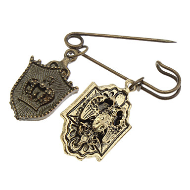 Древний Рим Eagle Crown Jewels Двусторонняя Износ Брошь
