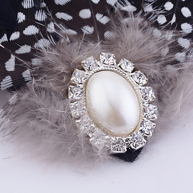 Сплава год сбора винограда веером Pearl перо брошь