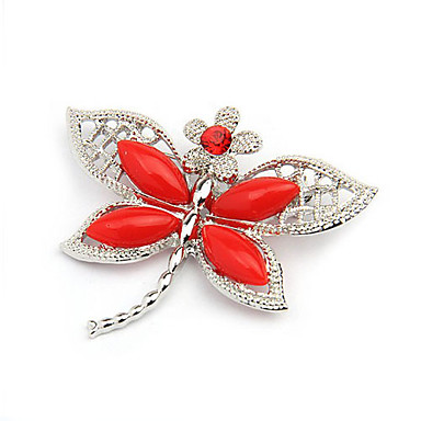 Сплав Dragonfly Pattern Смола Броши (случайный цвет)