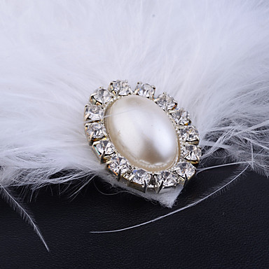 Сплава год сбора винограда Сердце Pattern Pearl перо брошь