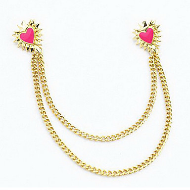 nk 15см Женская Золотой сплав Брошь (синий, розовый) (1 шт)