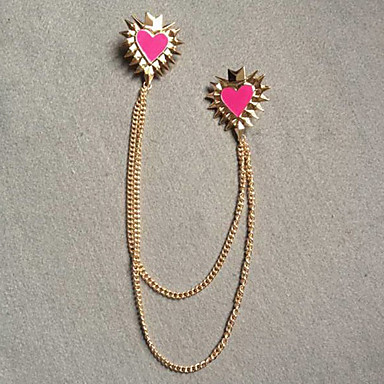 nk 15см Женская Золотой сплав Брошь (синий, розовый) (1 шт)