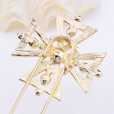 Lureme Жемчуг поперечный штифт Брошь