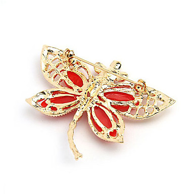 Сплав Dragonfly Pattern Смола Броши (случайный цвет)