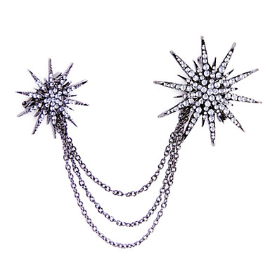 Гендерно нейтральными британского ретро знак ювелирной Крестообразные брошь X58