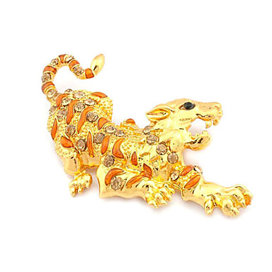 Позолоченный сплав Циркон шляпа Pattern Брошь