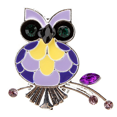 Личность Цвет капельного Сова лича Брошь