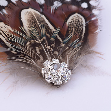 Сплава год сбора винограда веером Циркон перо брошь