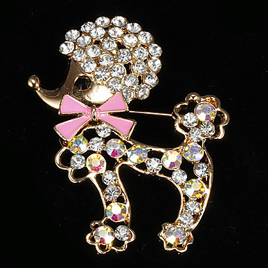 Золотой Материал Розовый Bowknot Верховая Брошь