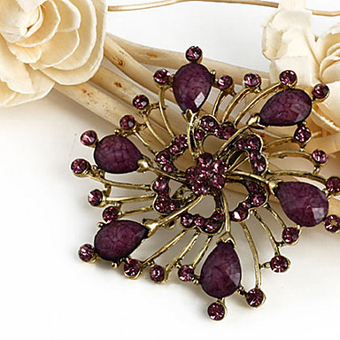 Смола Паутина цветок брошь (случайный цвет)