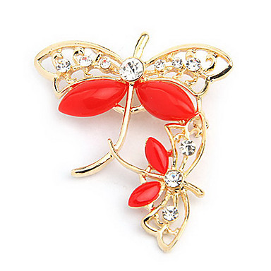 Двухместный стрекоза брошь (случайный цвет)