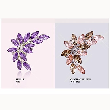 Сияющие хрустальные камни Брошь Мода Olive Branch