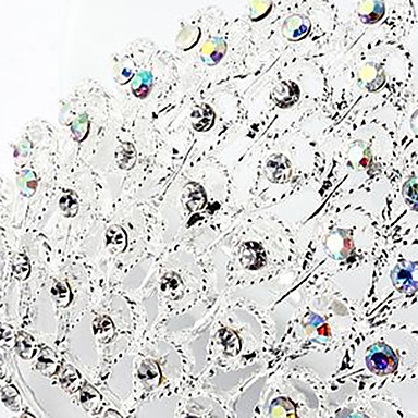 Свадебный стиль Элегантный Посеребренная горный хрусталь брошь (случайный цвет)