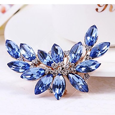 Сияющие хрустальные камни Брошь Мода Olive Branch