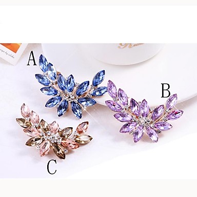 Сияющие хрустальные камни Брошь Мода Olive Branch