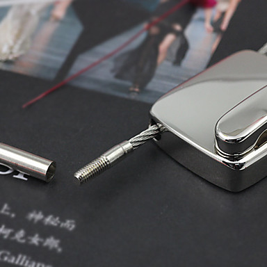 Серебристый Телефон Shaped брелок