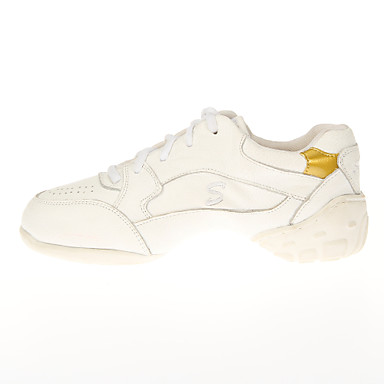 Женская кожа верхних танцевальной обуви