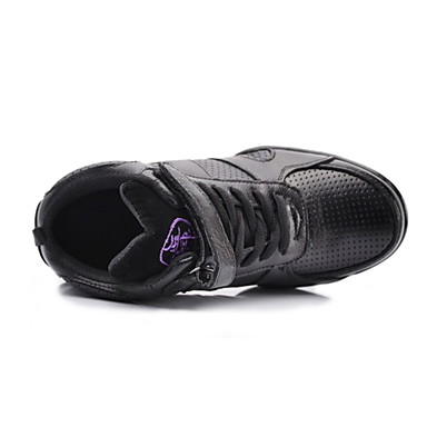 Женская дышащая кожа Верхняя липучки Кружева Ups Бальные Современная танцевальная обувь Танцевальная кроссовки