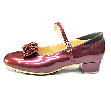 бального кожи женщин / степа обувь с луком