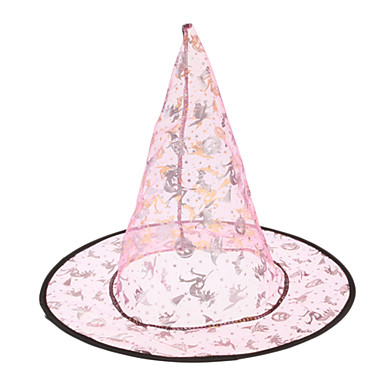 Паутинка Ведьма шляпа для Хэллоуина аксессуаров костюма партии (Rndom Color, малый)