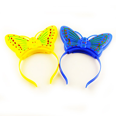 Легкая деятельность волос бабочки застежка Концерт реквизит (Rndom Color)