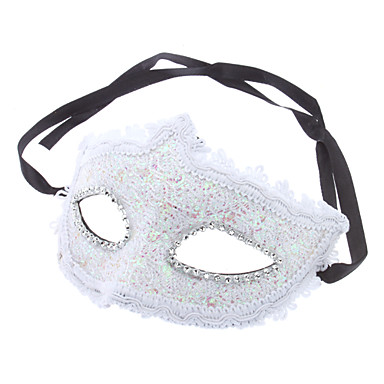 Кружевной узор Половина Маска для маскарада (случайный цвет)