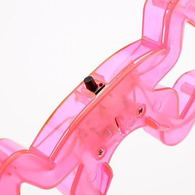 Детские пластиковые очки с 6 светодиодами \"Звезда\" (случайный цвет)