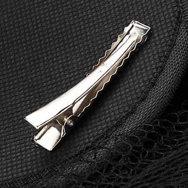 Хэллоуин перо цветок из ткани Чистая чародей волос Зажим для партии