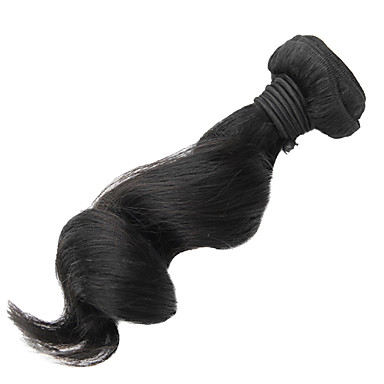 1шт 20inch Natural Black освобождает волну Малайзии Weave волос девственницы