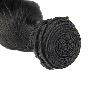 1шт 22inch Natural Black освобождает волну Китайский Weave волос девственницы