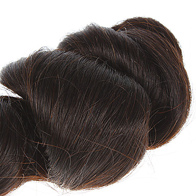 16 "100% человеческих волос освобождает волну Natural Black Расширение волос