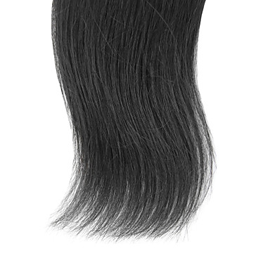 3шт монгольский девственницы прямых класс 5А волос Weave 10inch Natural Black