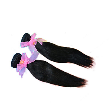 20inch Remy индейца 100% шелк человеческих волос прямой Великой 5А Наращивание волос / соткать