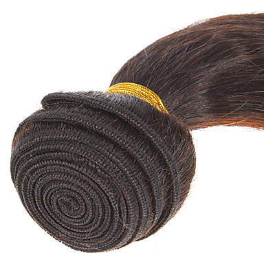 12 "100% человеческих волос объемной волны Natural Black выдвижения волос
