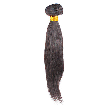 12 "100% человеческих волос прямой Natural Black Расширение волос