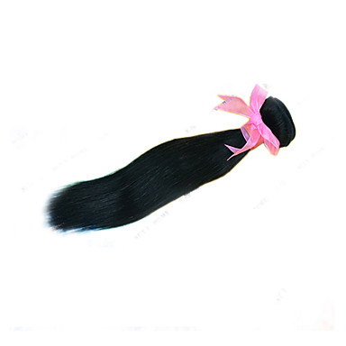20inch Remy индейца 100% шелк человеческих волос прямой Великой 5А Наращивание волос / соткать