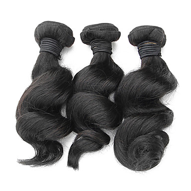 3шт Малайзии Богородицы освобождает волну класс 5А волос Weave 12 дюймов Natural Black