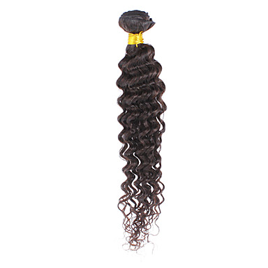 22 "100% человеческих волос глубокой волны Natural Black Расширение волос
