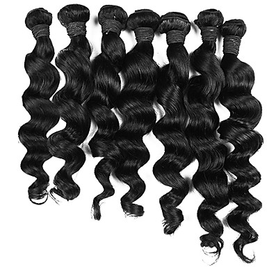 3pcs/lot Королева волос 14 +16 +18 "Переплетается перуанский волос Смешанный Длина волос