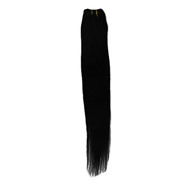10 \"Virgin перуанской Striaght волос Extenstns 10шт